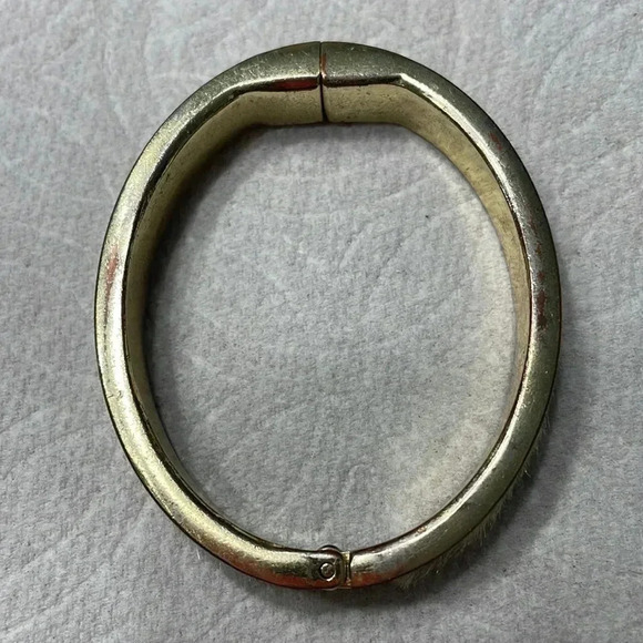 Vintage leopard real hair bangel - Picture 7 of 9